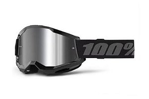 OCULOS 100% STRATA 2 ESPELHADO BLACK