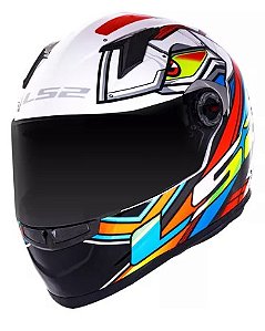 CAPACETE LS2 FF358 XDRON NEON ORANGE 58/M