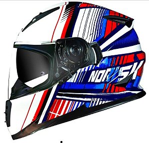 CAPACETE NORISK FF302 ADVANCE WHITE 60/L