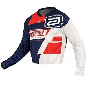 CAMISA ASW IMAGE MOTO DNA 22 MARINHO VERMELHO BRANCO GG  EAN  7908377135727