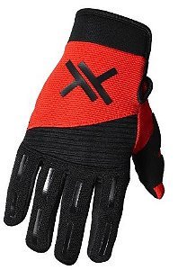 LUVA MATTOS RACING MX PRO 22 LARANJA ESCURO VERMELHO GGG