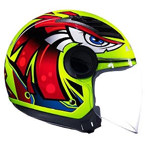 CAPACETE LS2 AIRFLOW OF562 TRIBAL YELLOW 58/M