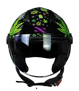 CAPACETE NORISK ORION MAGIC SEEDS GREEN 60/L