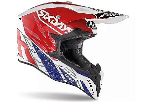 CAPACETE AIROH WRAAP SIX DAYS FRANCE GLOSS 60