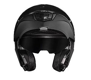 CAPACETE NORISK MOTION MONOCOLOR MATTE BLACK 56/S