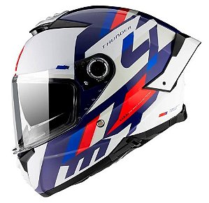 CAPACETE MT HELMETS THUNDER 4 ERGO C7 - BLUE 58