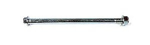 EIXO RODA DIANTEIRA BROS/XLR 125/XRE 190/SPEED/CBX/YES C/PORCA