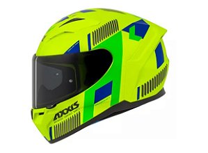 CAPACETE AXXIS SEGMENT SELECTOR E6 - GREEN GLOSS 58