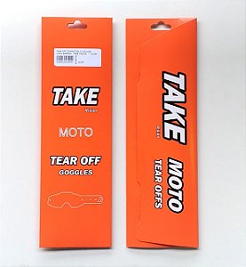 TEAR OFF OCULOS 100% ARMEGA C/ 10