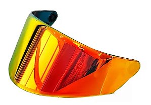 VISEIRA CAPACETE KYT TT COURSE VERMELHA ESCURA REVO