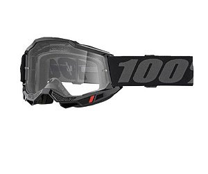 OCULOS 100% ACCURI 2 ENDURO CLEAR LENS OTG TORNADO PRETO