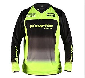 CAMISA MATTOS RACING CREATION AMARELO FLUOR GG