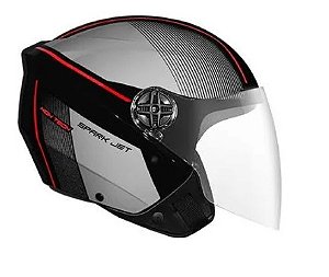 CAPACETE EBF SPARK JET VOLT 60 PFO/VEM