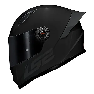 CAPACETE LS2 FF358S MONOCOLOR BLACK 60/L