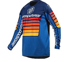 CAMISA ASW IMAGE RELAY AZUL PRETO LARANJA GG  EAN  7908377171510