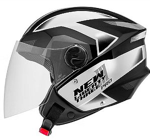 CAPACETE NEW LIBERTY THREE PRO PT/CZ 56