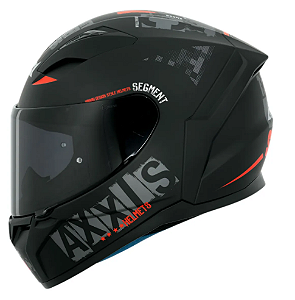 CAPACETE AXXIS SEGMENT  APOLO NYC B5 - RED 58