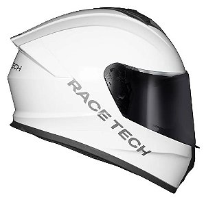 CAPACETE RACE TECH HIT MONOCOLOR WHITE 56/S