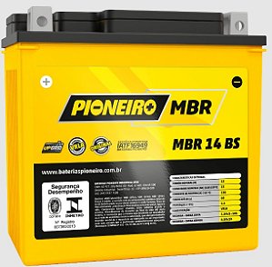 BATERIA PIONEIRO BMW GS 800/F 800/V-STROM/FZR1000/COMET250 650 09/12/MIRAGE250/650 MBR 14 BS