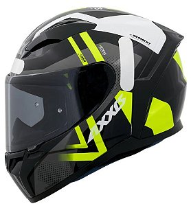 CAPACETE AXXIS SEGMENT LEDERS C13 YELLOW FLUOR GLOSS 58