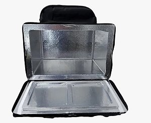 MOCHILA PIZZA 67 LITROS PRETA LAMINADA