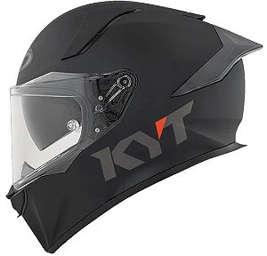 CAPACETE KYT R2R PLAIN MATT BLACK /E06 M