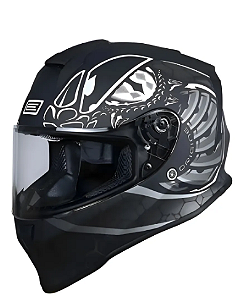 CAPACETE ORIGINE DINAMO FIGHTER TITANIUM BLACK MATT L