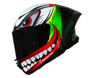 CAPACETE ORIGINE PISTA JOKER GREEN BLACK M