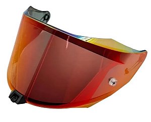 VISEIRA CAPACETE KYT R2R IRIDIUM DOURADA