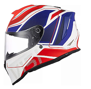 CAPACETE ORIGINE DINAMO GALAXI BLUE-RED-WHITE GLOSS M