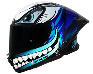 CAPACETE ORIGINE PISTA JOKER BLUE BLACK GLOSS S