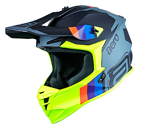 CAPACETE ASW R3 SYNC CHUMBO/PT/AM 62 EAN 7908377184497