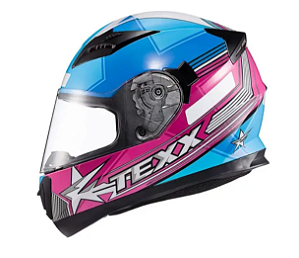 CAPACETE TEXX STRIKE SUPERSTAR AZ/RS/BC 56