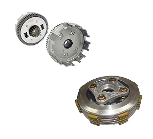 EMBREAGEM COMPLETA TITAN 150/BROS 150 C/ CAMPANA ES/ESD/SPORT
