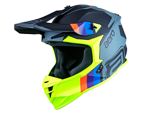 CAPACETE ASW R3 ESSENCE PRETO CINZA VERMELHO AMARELO 58 EAN 7908377188716