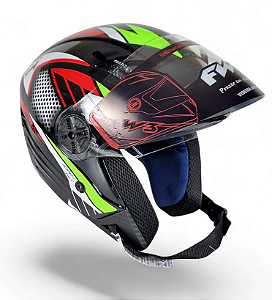 CAPACETE FW3 X OPEN PRETO ITALIA 60