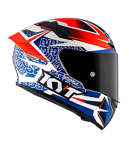 CAPACETE KYT TT-COURSE VINALES REP BALANCE ORANGE/BLUE M
