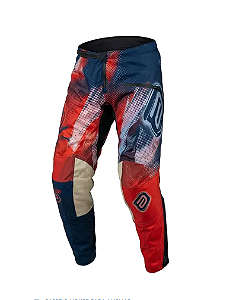 CALÇA ASW IMAGE ENDURO DOTS VERMELHO AZUL BRANCO 44  EAN  7908377196650
