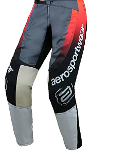 CALÇA ASW PODIUM OHMS PRETO CHUMBO LARANJA 42  EAN  7908377185067