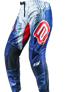 CALÇA ASW VENTED DIFFUSE MARINHO BRANCO VERMELHO 46  EAN  7908377185951