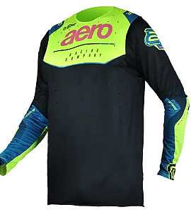 CAMISA ASW CONCEPT GENESIS PRETO PETROLEO AMARELO FLUO M  EAN  7908377182387
