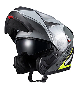 CAPACETE TEXX GLADIATOR V3 MAKAN CZ/VD 56 ESCAM
