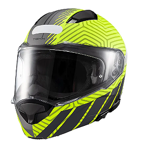 CAPACETE TEXX KRATOS CYBER CZ/VD FOSCO 58 ESCAM