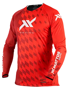 CAMISA MATTOS PRO GRID VERMELHO GG