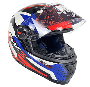 CAPACETE FW3 GTN SUPER VM/AZ/BC 60
