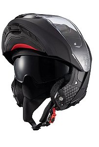 CAPACETE TEXX KRATOS SOLID PRETO FOSCO 58 ESCAM