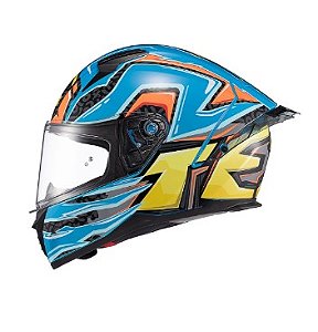 CAPACETE TEXX RAPTOR ARCADE AZ/VM/AM 58