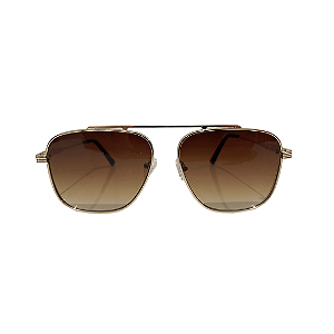 Óculos de Sol Bonj. Maresias Dourado e Marrom