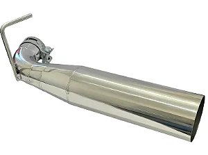 PONTEIRA DE ESCAPE DE 4 POLEGADAS PARA CAMINHONETE HILUX DO ANO 2006 EM DIANTE