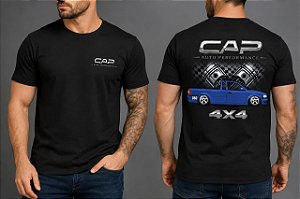 CAMISETA POLIVISCOSE PRETA - CAP DIFUSORES